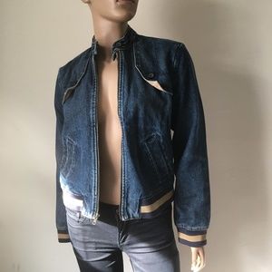 vintage GAP denim varsity jacket